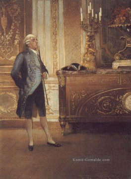  gentleman - Ein Herr wainting in einem Innenraum Klassizismus anti clerical Georges Croegaert
